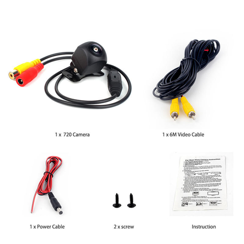 AHD Camera rear view reversing 12 lights ultra high-definition waterproof night vision car rear view camera